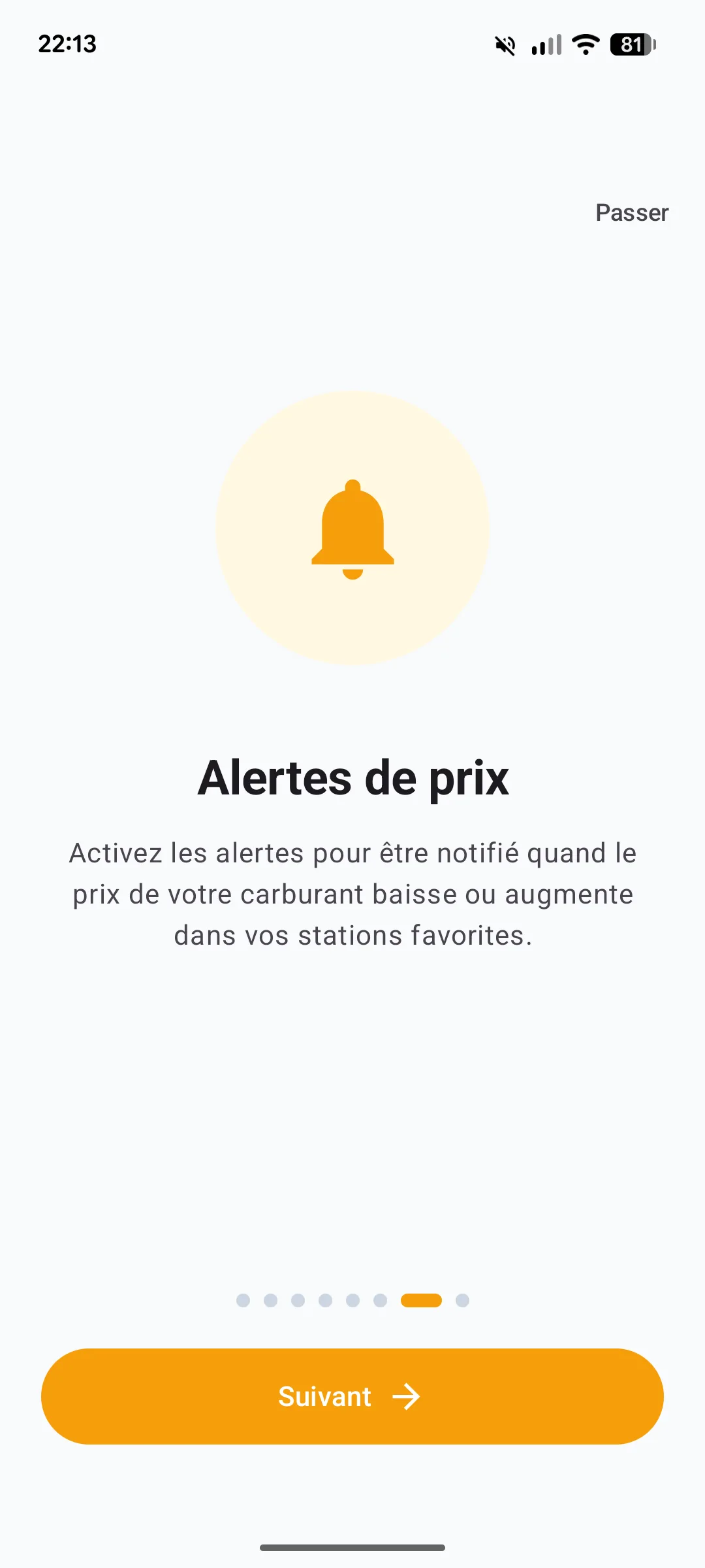Alertes de prix : recevez une notification quand le prix d'une station change