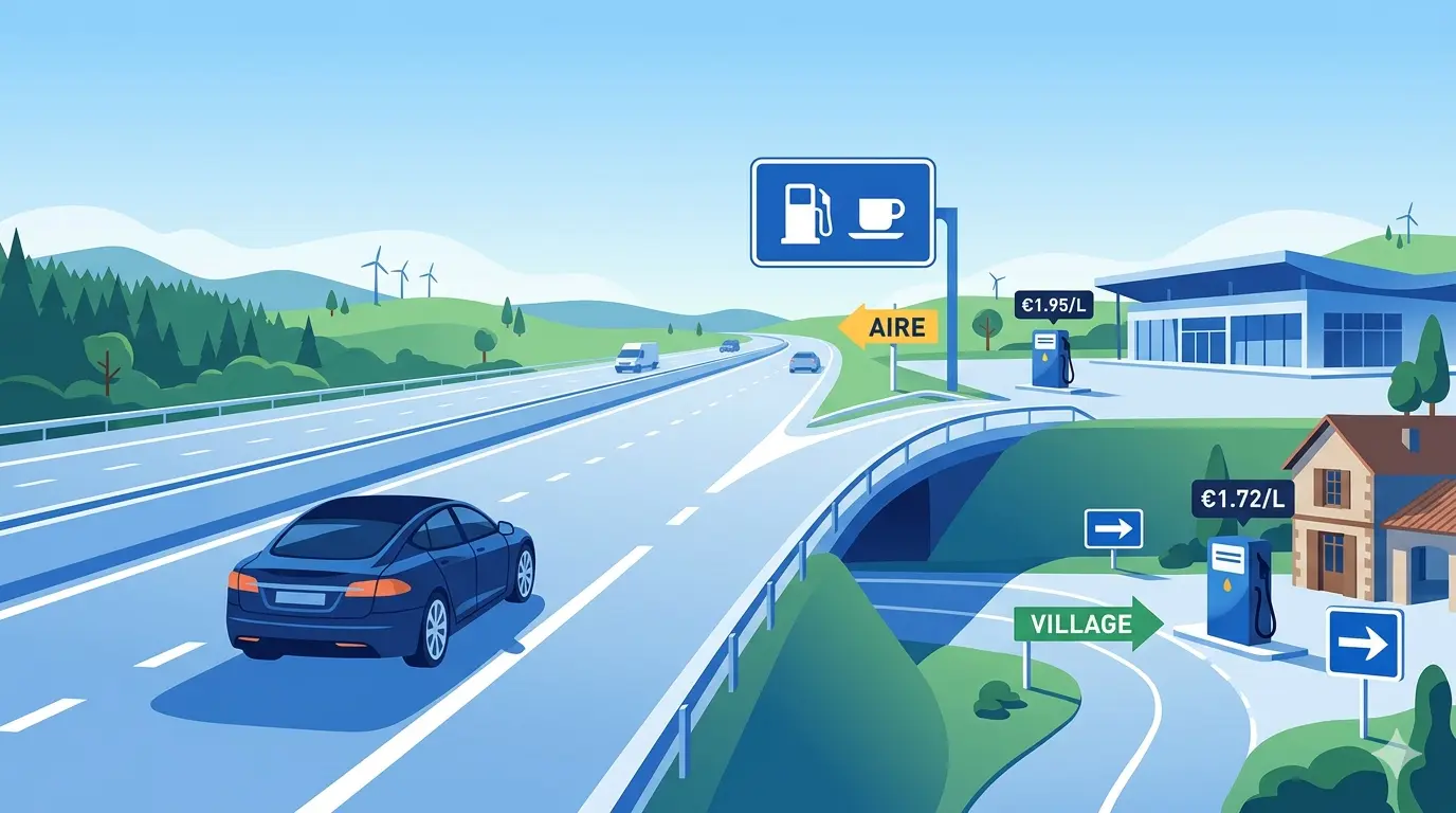 Carburant sur autoroute : faut-il sortir pour le plein ?