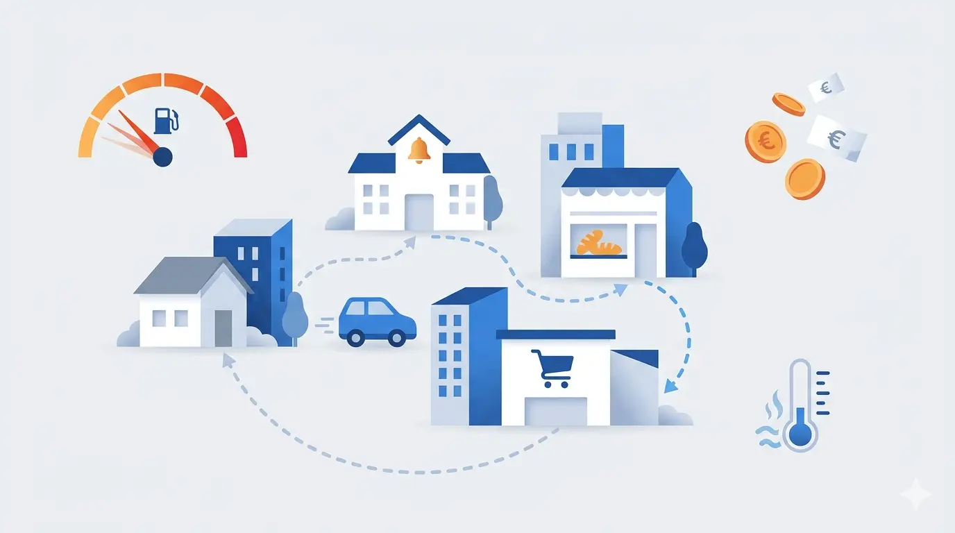 Petits trajets, gros dégâts : combien vous coûtent vraiment les trajets de 2 à 5 km ?